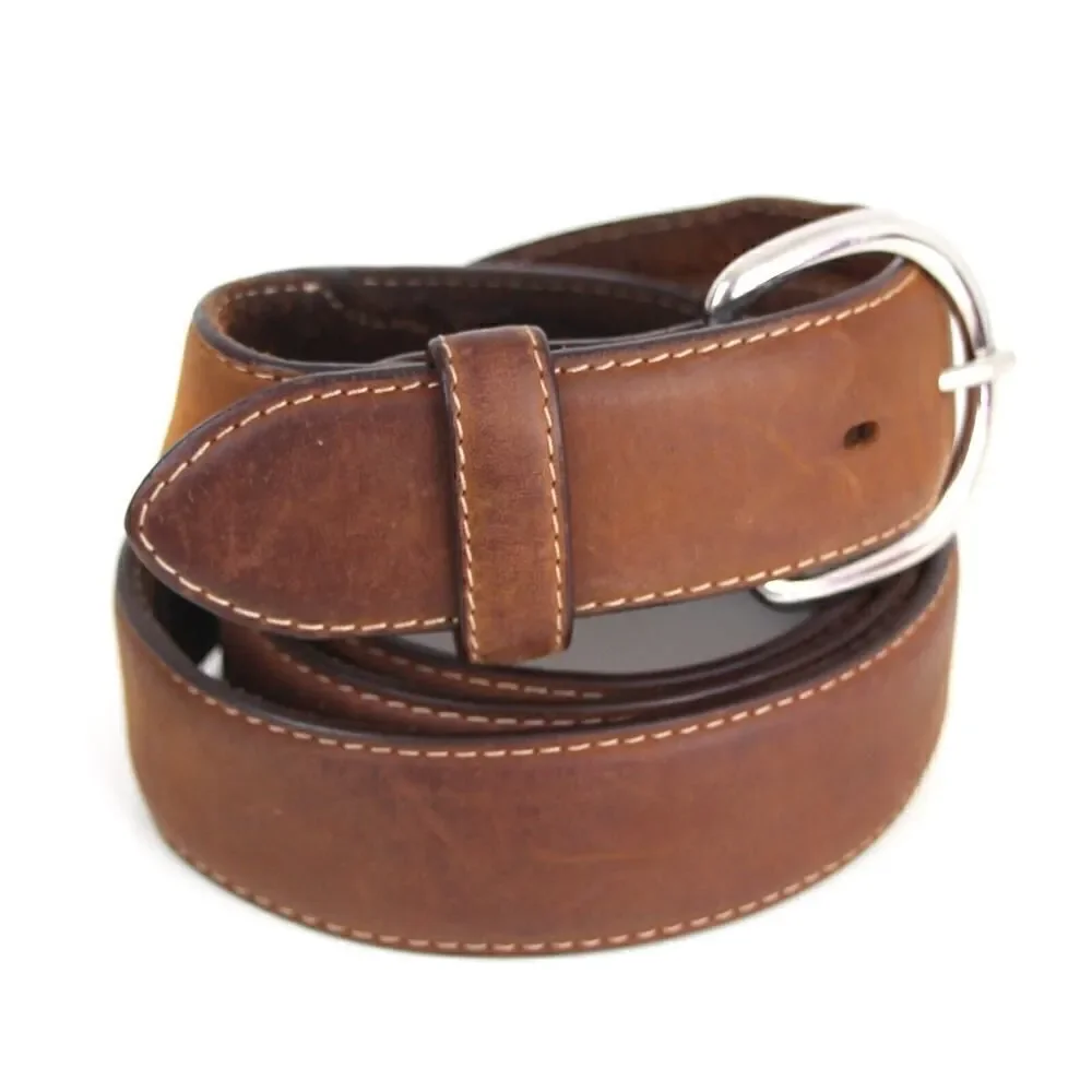 Silver Creek BROWN GENUINE LEATHER 1 3/8